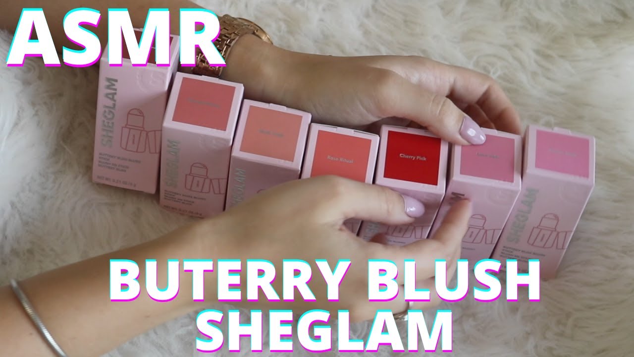 ASMR TAPPING SHEGLAM BUTTERY BLUSH -  Bruna Harmel ASMR