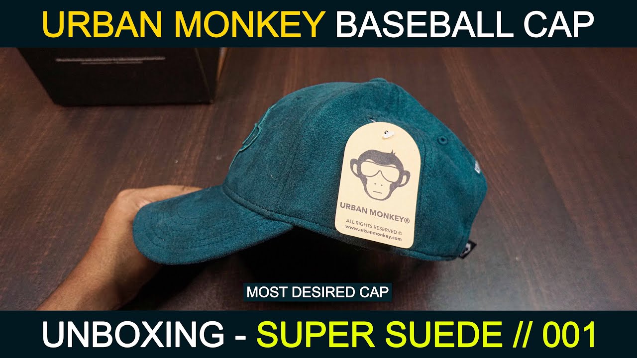 URBAN MONKEY Cap : Unboxing - Super Suede //001 #urbanmonkey #vlog