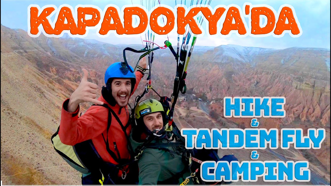 Kapadokya'da 3'ü 1 arada Tırman-Uç-Kamp Yap [4K]