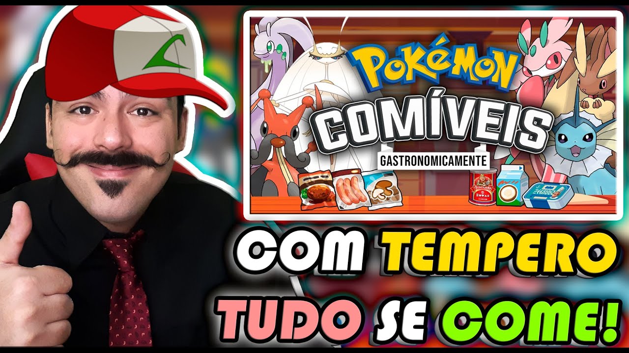 REACT - Quais Pokémon são BIOLOGICAMENTE COMÍVEIS?