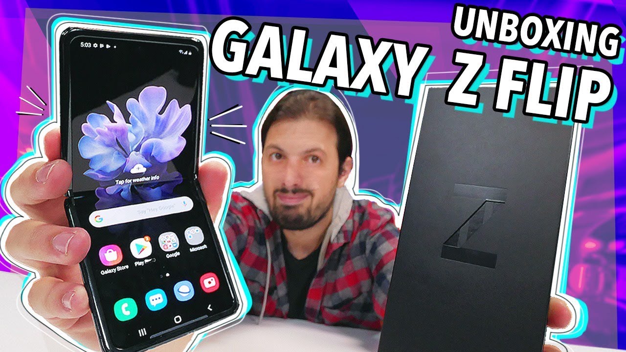 GALAXY Z FLIP: UNBOXING!