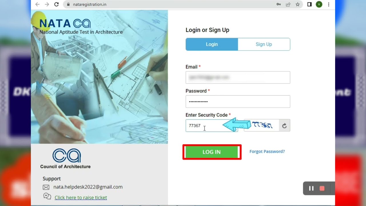 NATA KA ADMIT CARD DOWNLOAD KARE . NATA का एडमिट कार्ड निकलना सीखे सिर्फ़ 2 मिनट में