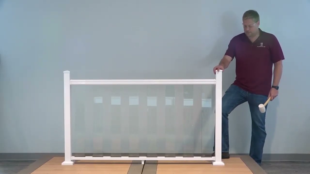 How to Install RDI Avalon Aluminum Railing with Glass Infill