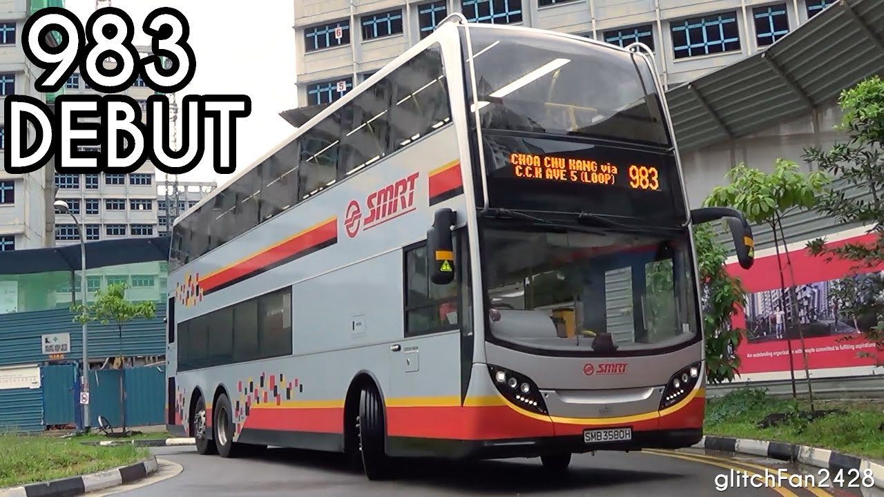 [SMRT] Debut of New Service 983 - Alexander Dennis Enviro 500 MMC Ride