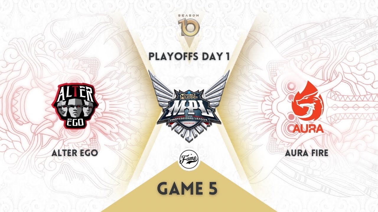 Alter ego vs Aura fire Game 5 | AE vs AURA Playoff MPL S10