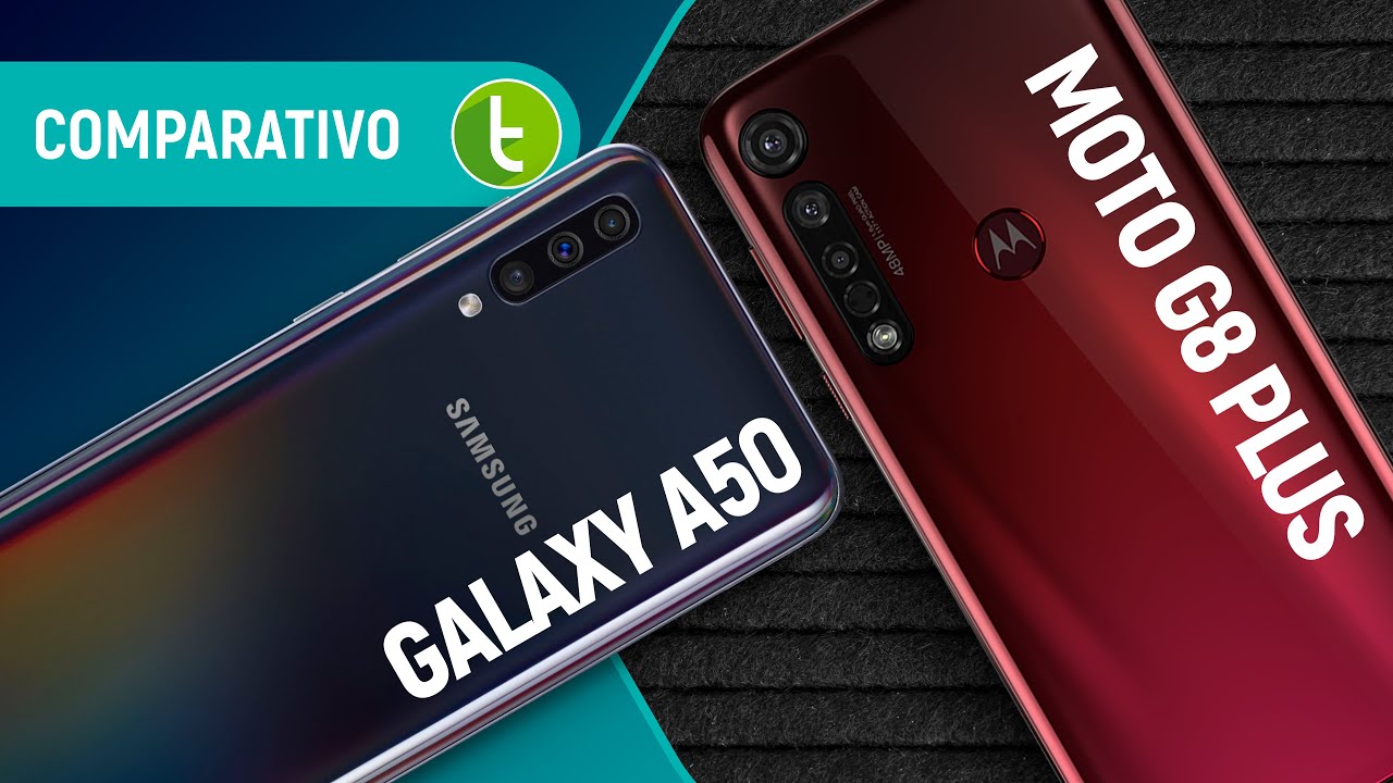 GALAXY A50 vs MOTO G8 PLUS: você ficaria com ATUALIZAÇÃO ou BATERIA? | Comparativo