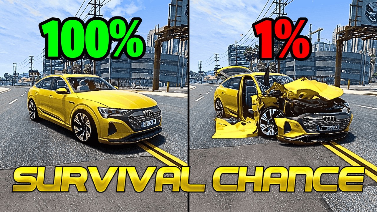 Realistic Survival Chance Crashes #279 | BeamNG.drive