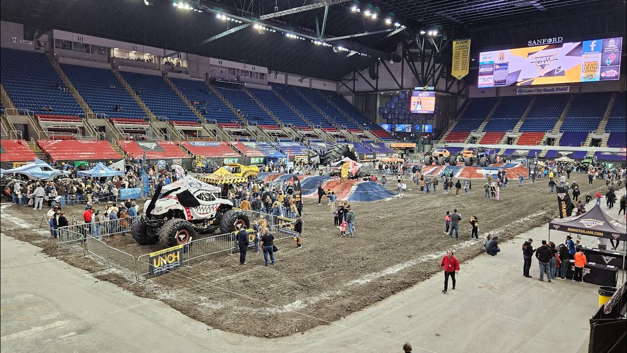 Monster Jam Fargo, ND 2026 Pit Party Procession Saturday ➡️ ➡️ ➡️