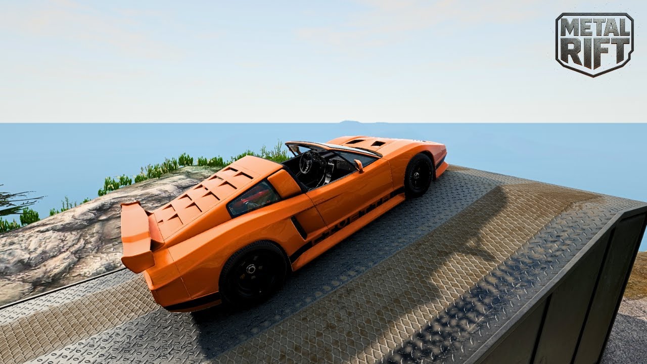 Epic High Speed Car Jumps #3 | BeamNG Drive | Metal Rift