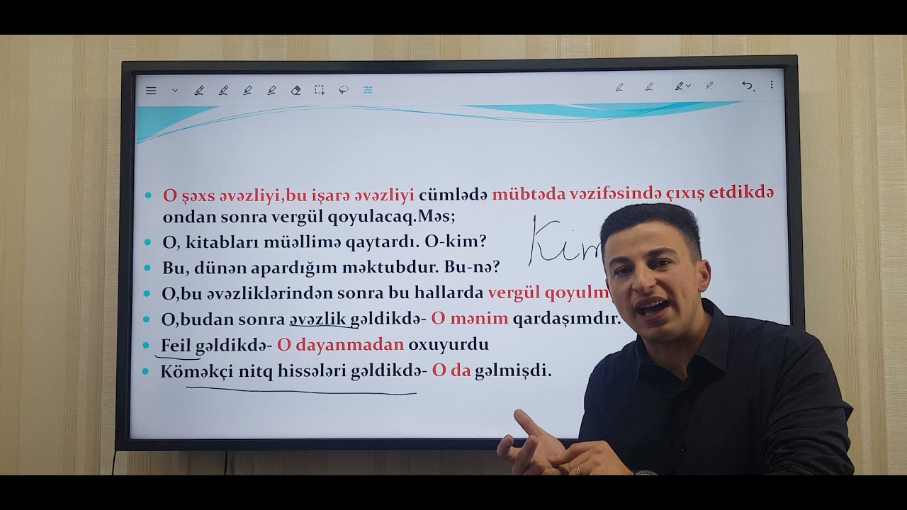Azərbaycan dili - Durğu işarələri - İbtidai sinif müəllimləri üçün