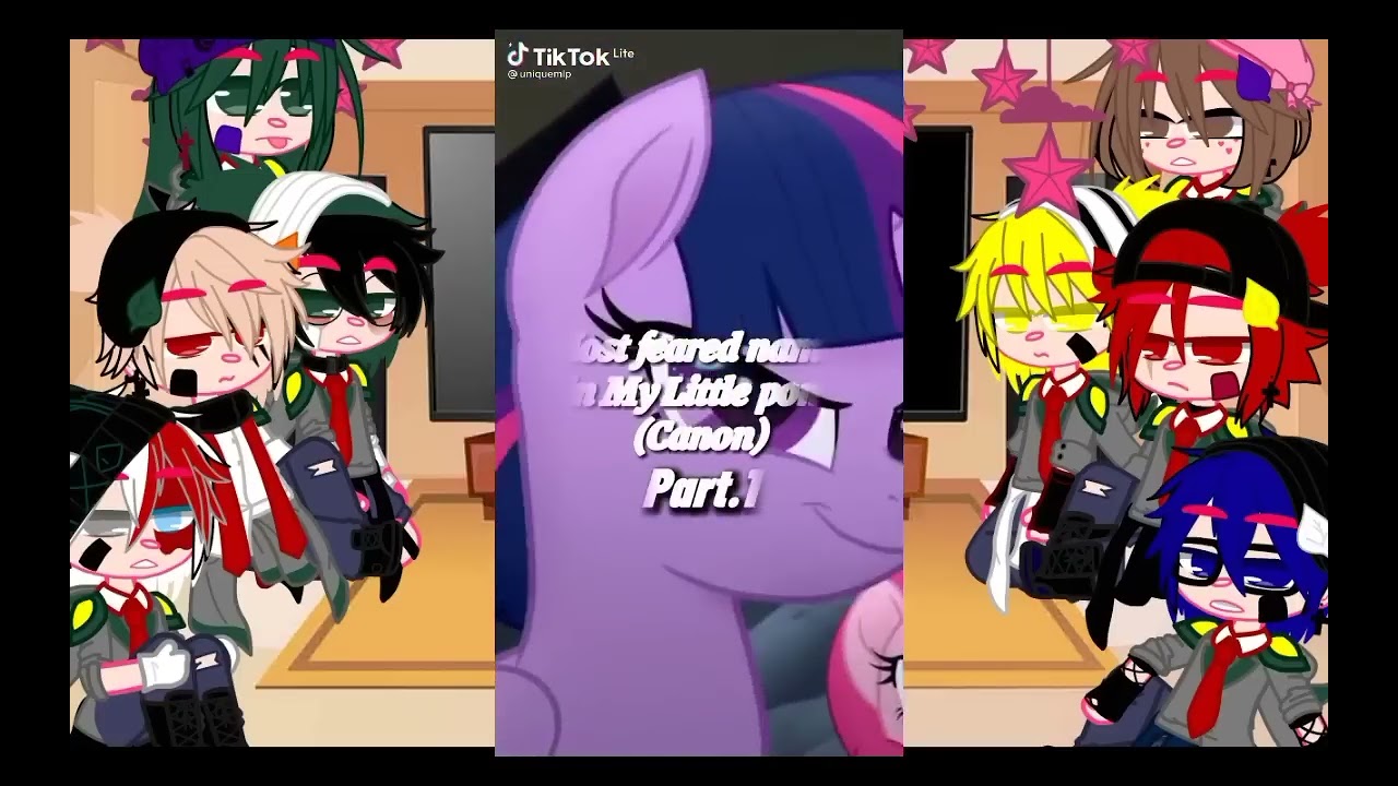bnha react to mlp pt2