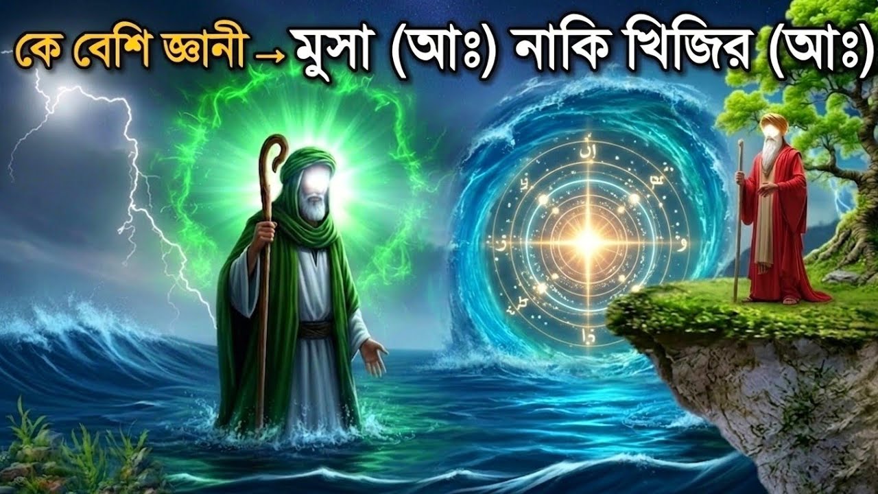 হযরত মুসা (আঃ) না হযরত খিজির (আঃ) — কে বেশি জ্ঞানী? | ইসলামিক কাহিনি