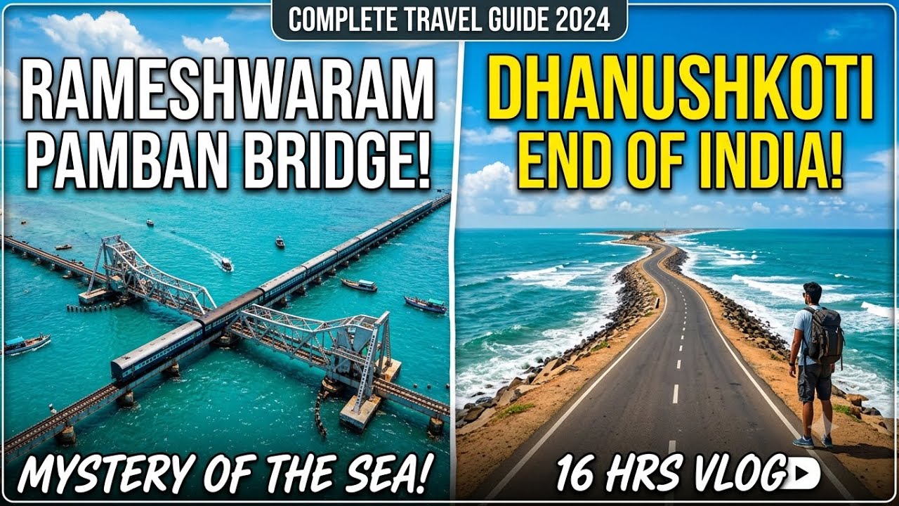 Mumbai to Rameswaram & Rameswaram completed journey with temple Darshan 4K|HDR VIDEO