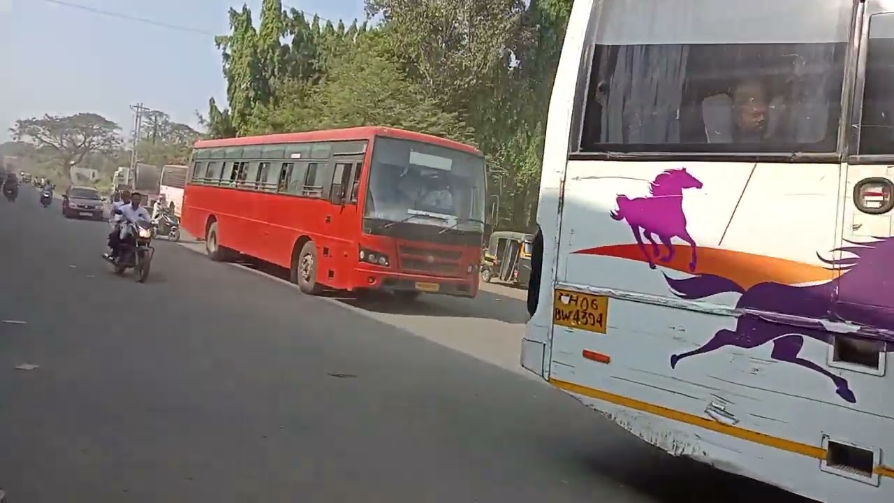 Ramwadi Bus Stop Part 05 #bus #msrtc #travel #transport #publictransport #vehicle #road #kokan