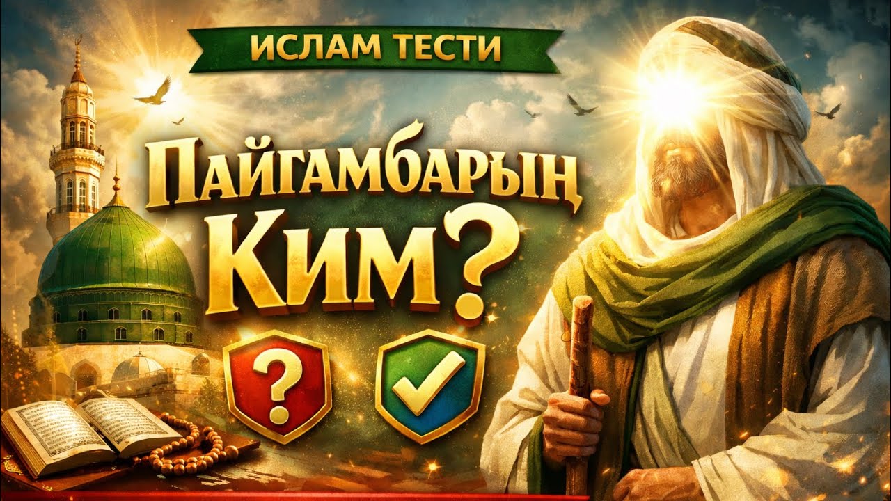 Пайгамбарың ким? | Ислам Тест