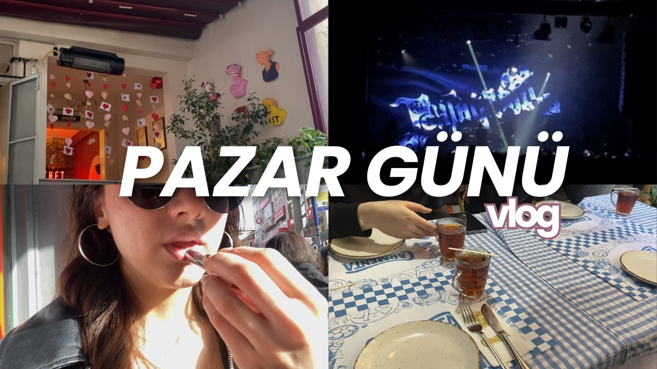 pazar kahvaltısı, kafe, pentagram konseri | vlog
