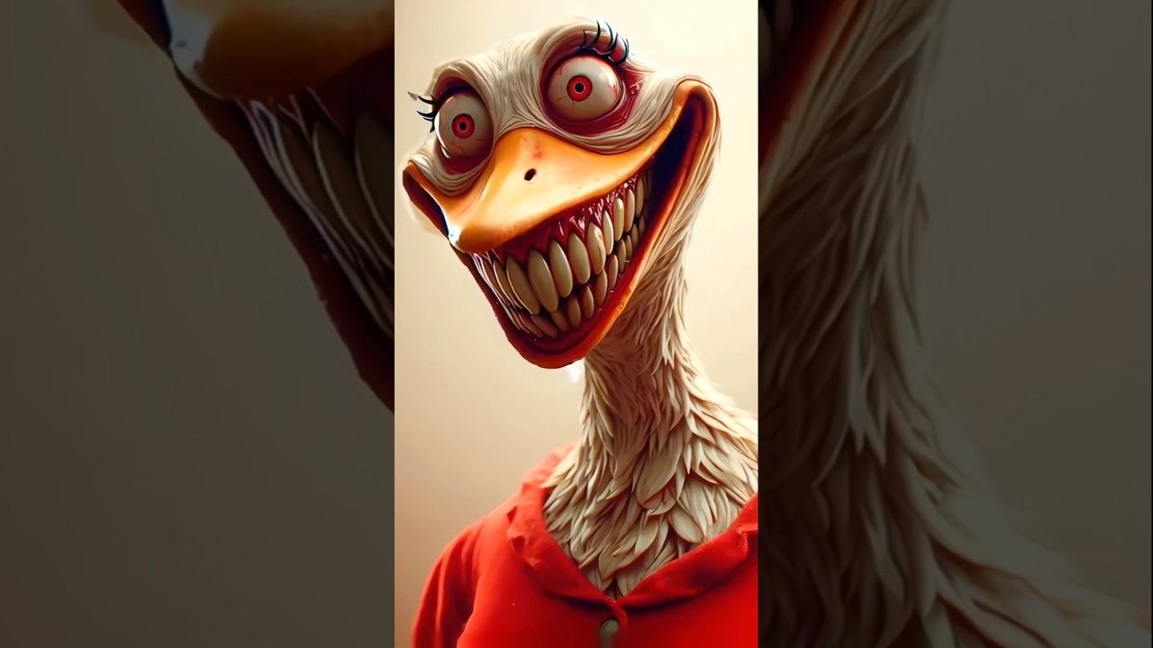 Scary Version of Chicken Little characters 