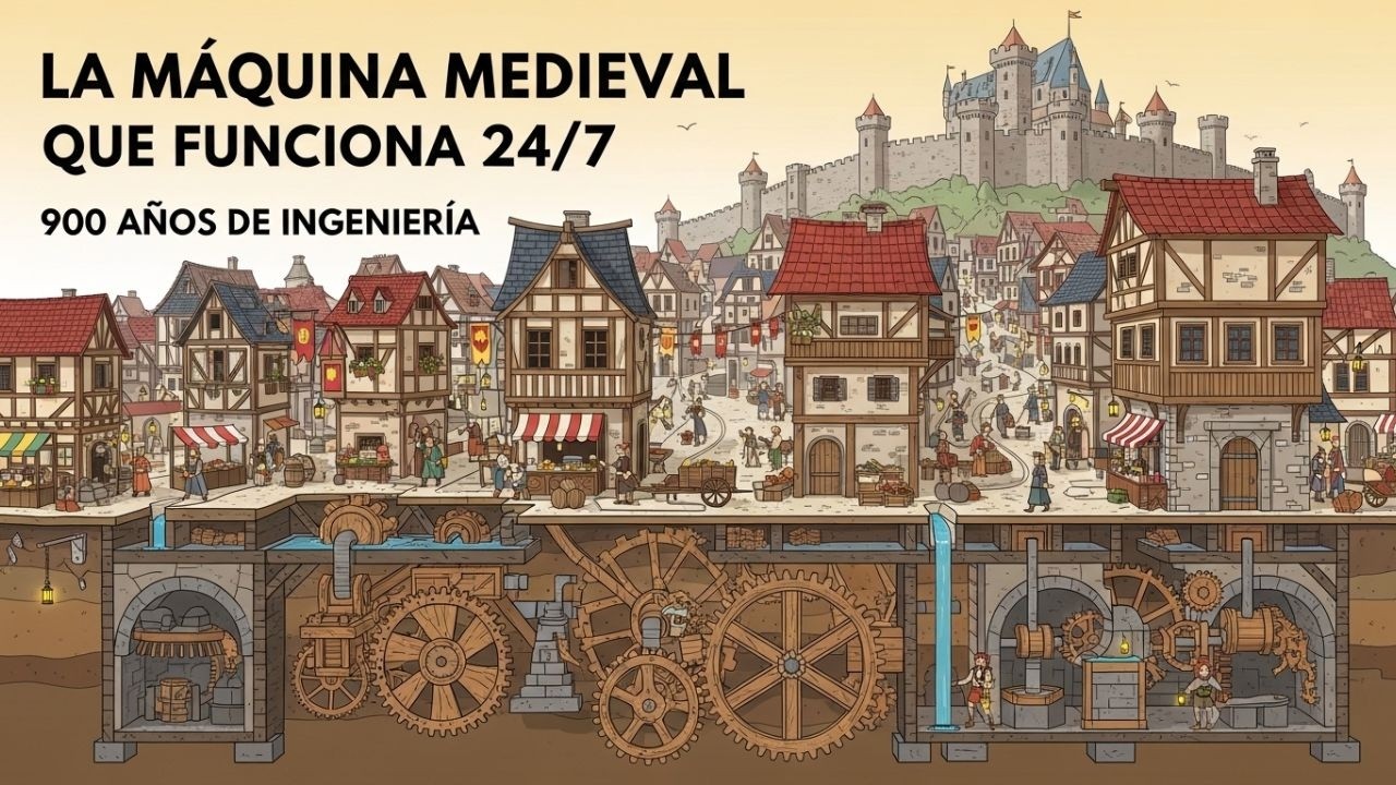 El Sistema de Engranajes de Madera de 900 Años que Movía Molinos 24/7 sin Mantenimiento