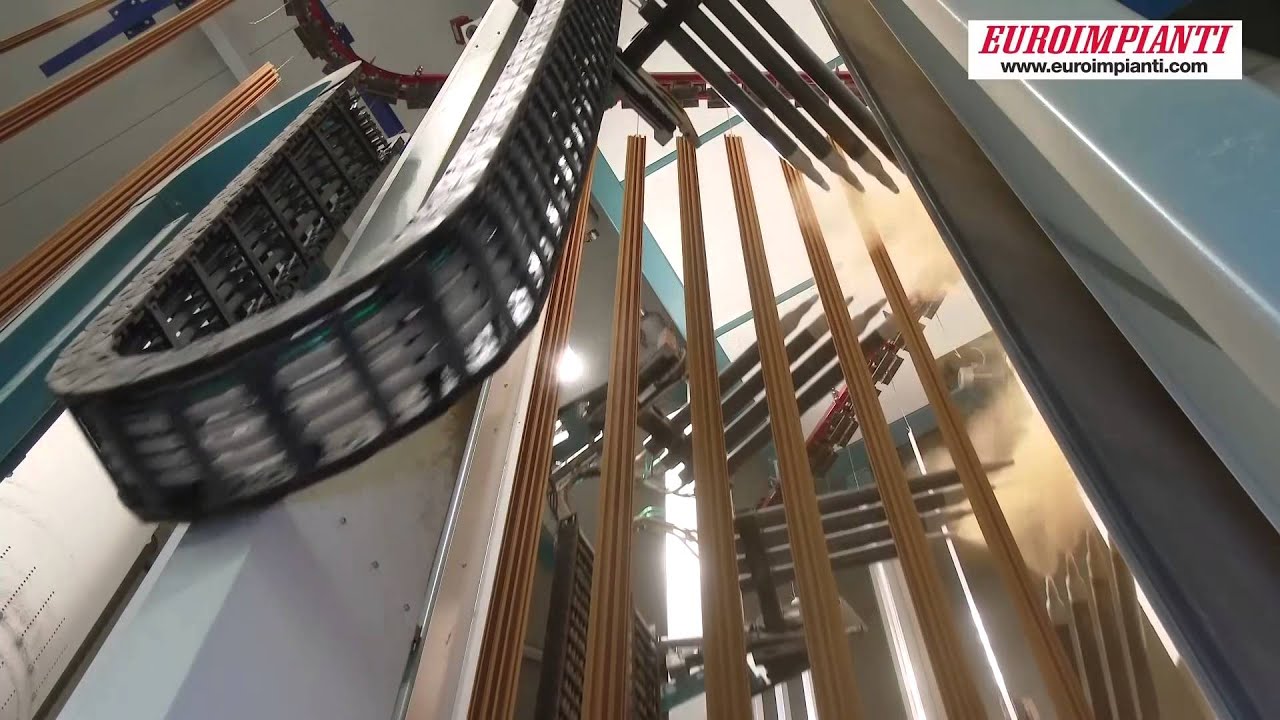 Vertical coating line