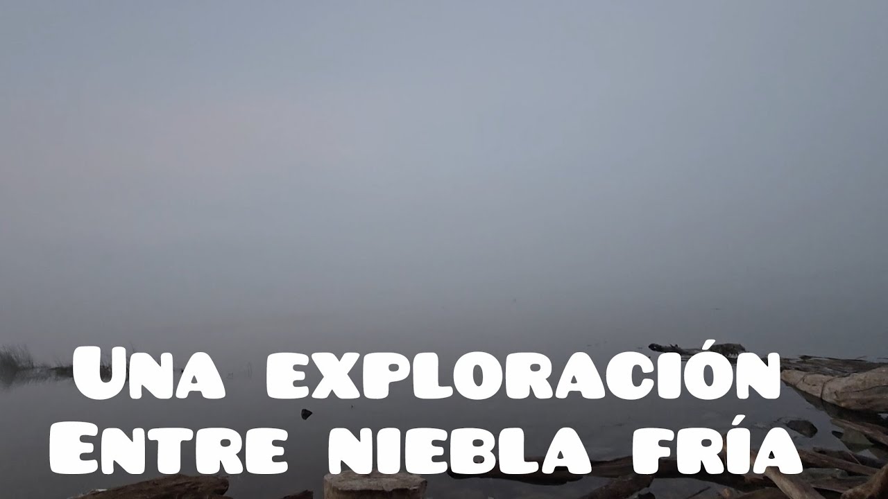 Exploración entre niebla fria y escombros 
