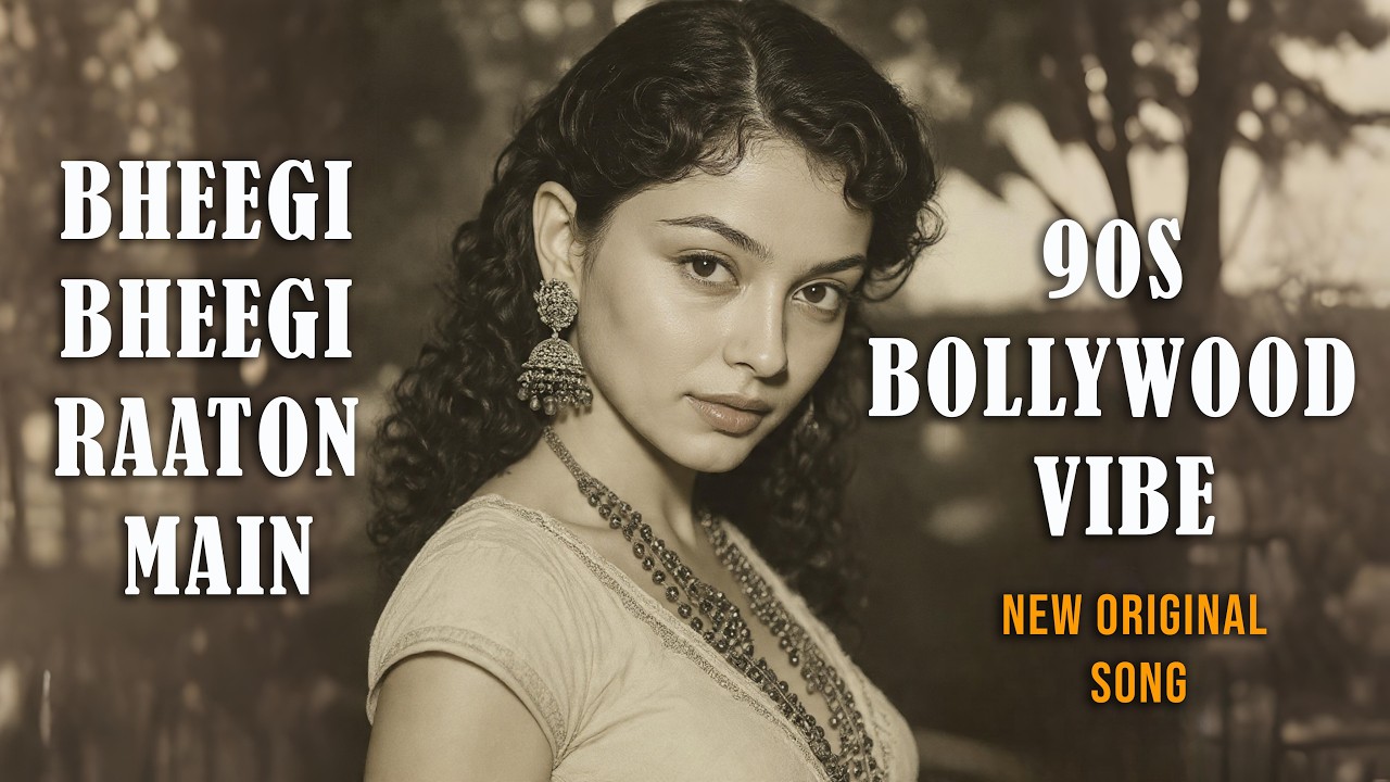 Bheegi Bheegi Raaton Main | New Romantic Rain Song 🌧️ | Old Bollywood Style Lo-Fi