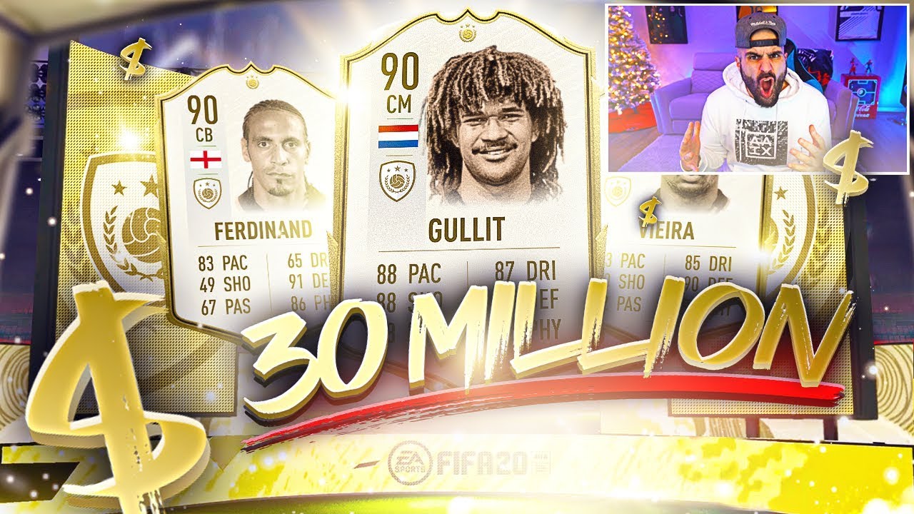 WOW! MY INSANE 30 MILLION COIN SQUAD!! FIFA 20 Ultimate team