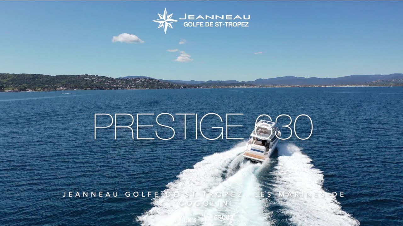 Essai en mer yacht Prestige 630 - Jeanneau Golfe de Saint-Tropez - Les Marines de Cogolin