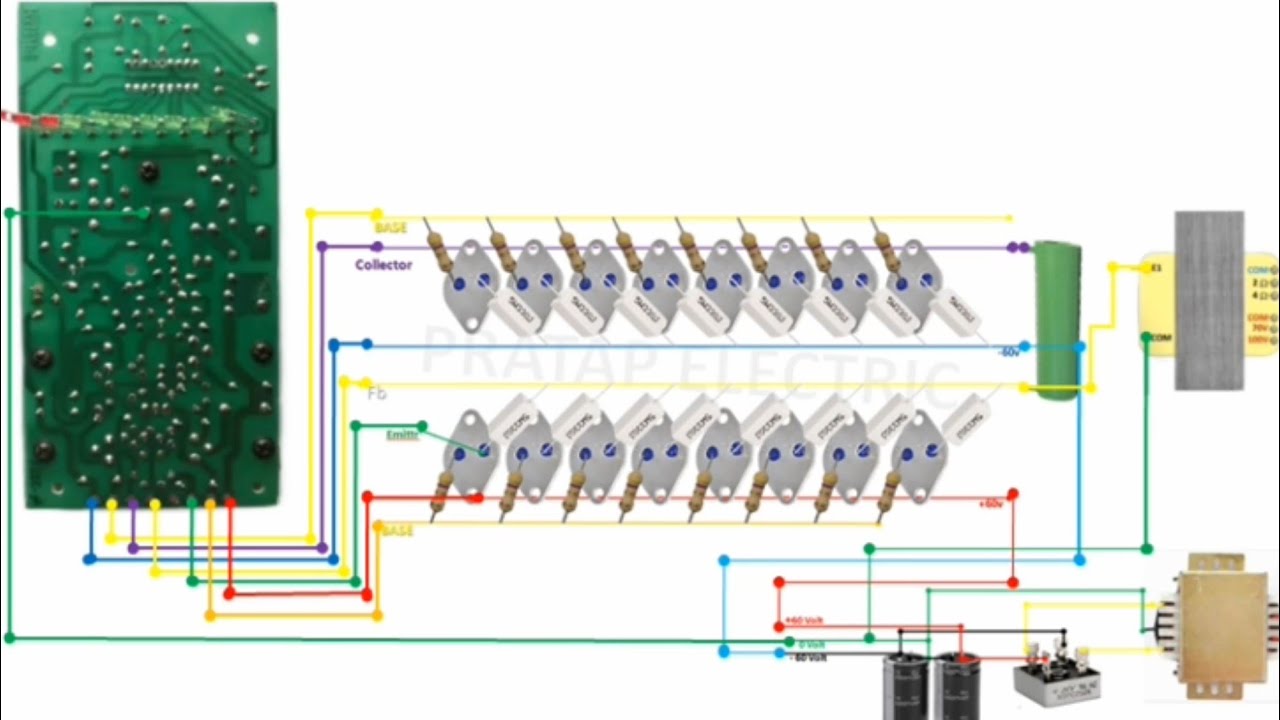 stranger pbt 501 circuit diagram animation. stranger 500 watt amplifier diagram #Nerco_electric