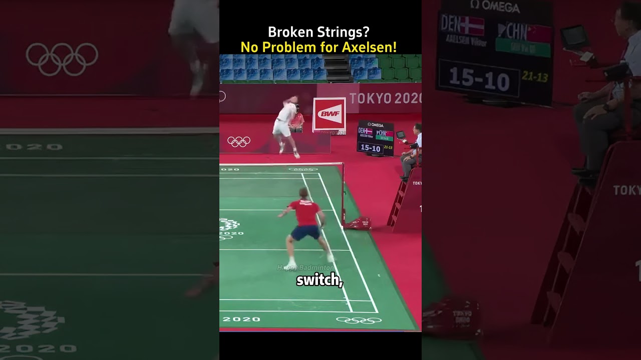 Broken Strings, No Problem for Axelsen! 🔥Shi Yuqi vs. Viktor Axelsen #2020 Olympics QF