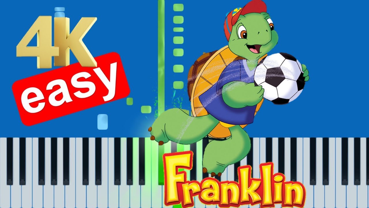 Franklin Theme Song (Slow Easy) Piano Tutorial 4K