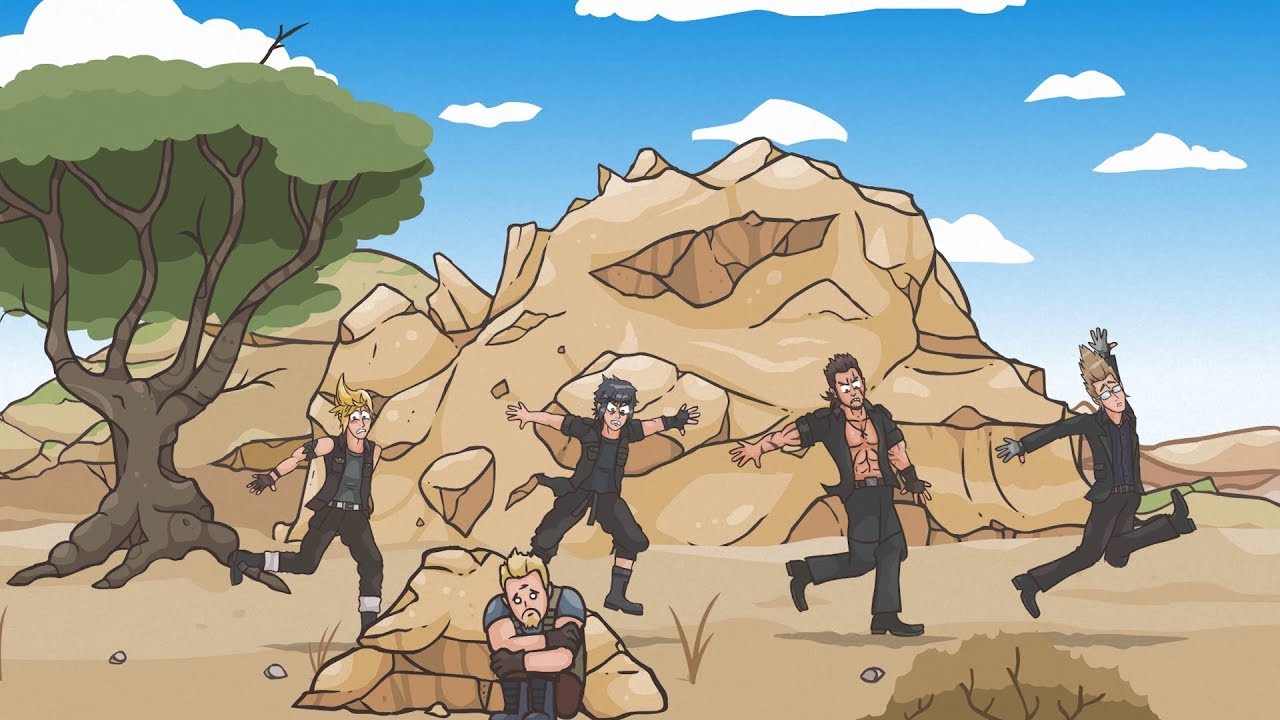 How running feels in Final Fantasy XV (NO MUSIC)