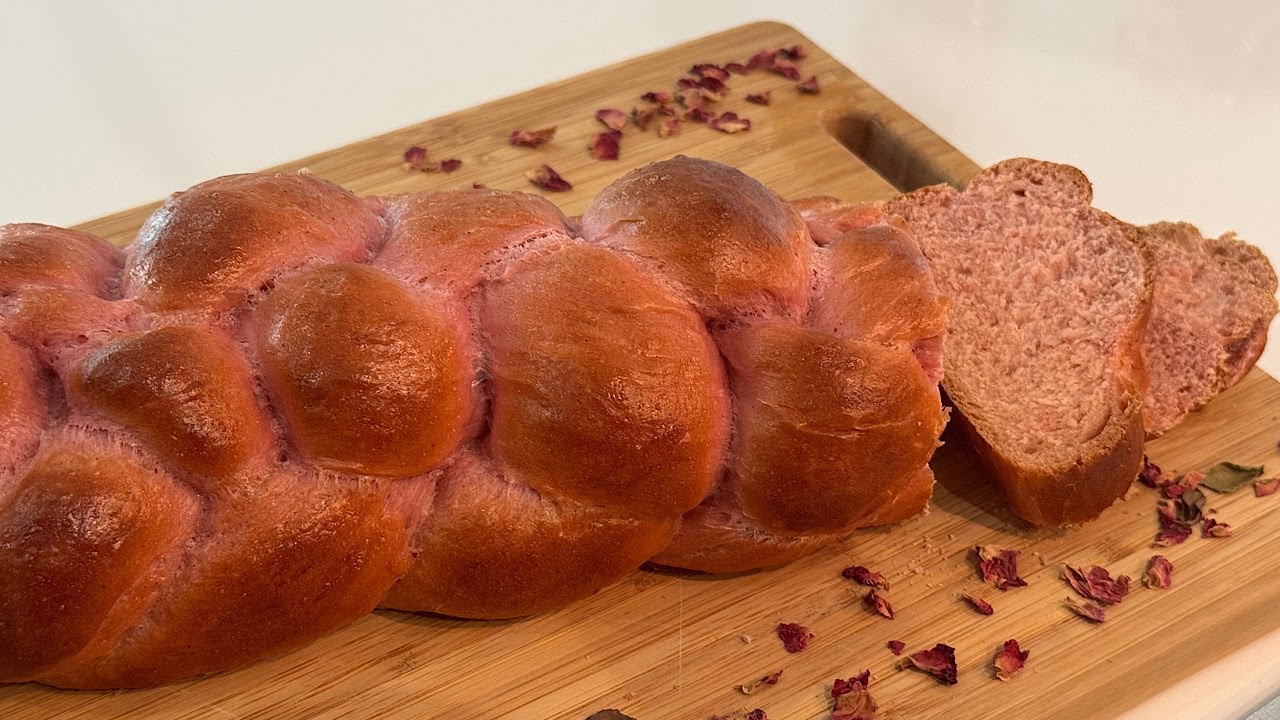 How to Make a Naturally Colored Pink Challah for Breast Cancer Awareness Month or for a Baby Naming