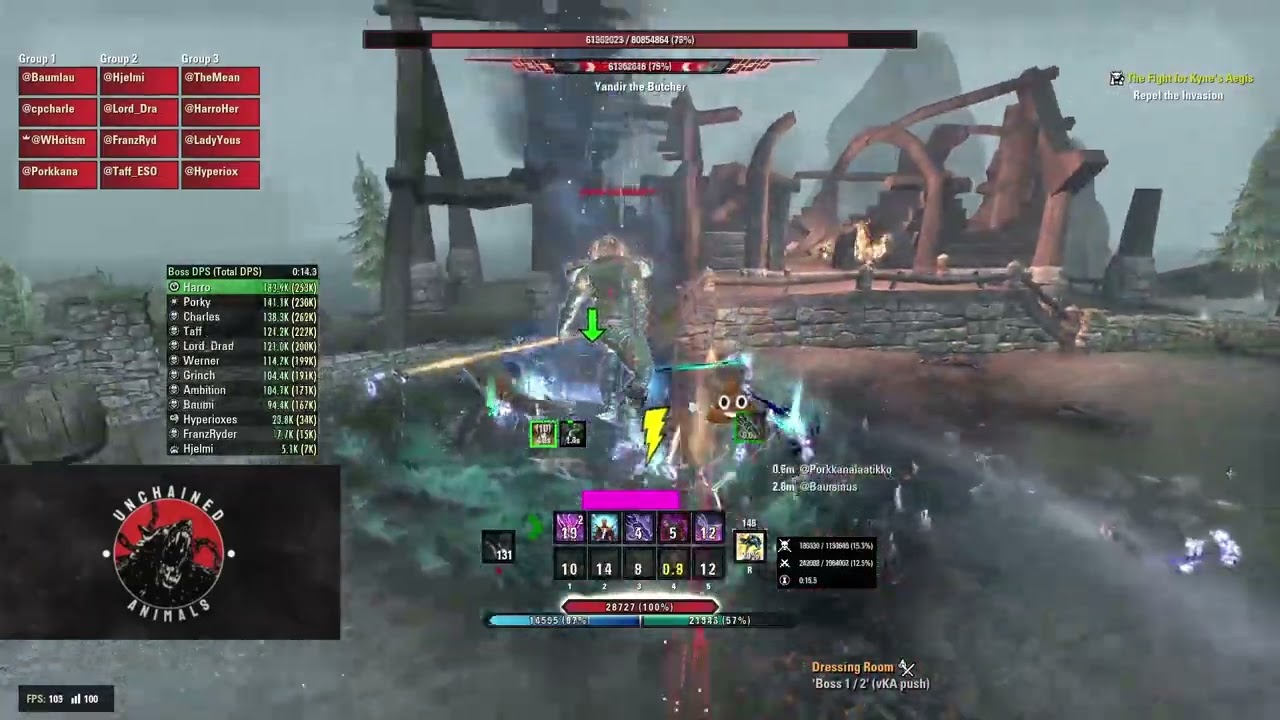 ESO - High Isle | Stamina Sorcerer 173.3k ST DPS Yandir the Butcher HM 
