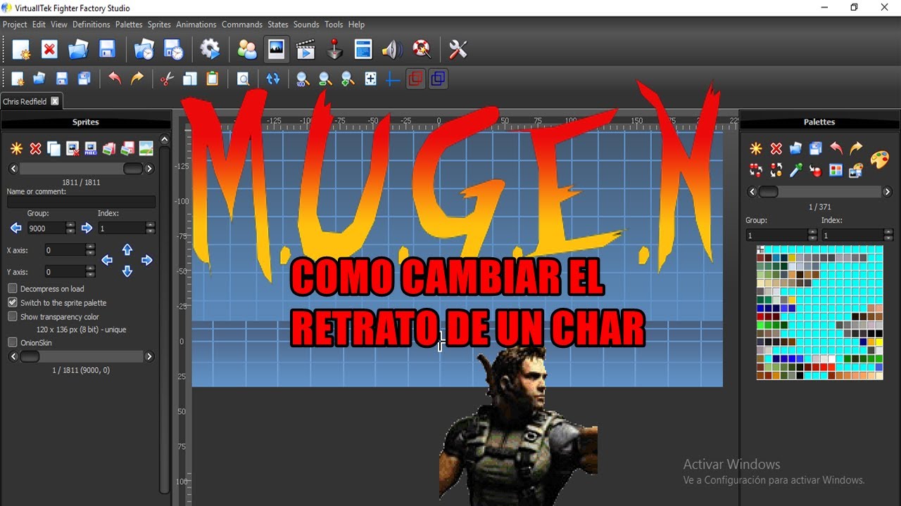 Como cambiar el retrato de un char de MUGEN