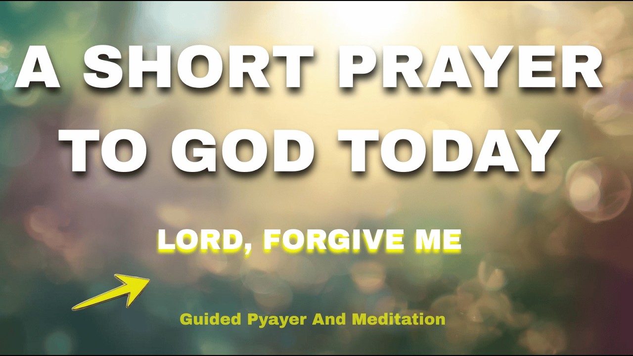 Morning Prayer for Forgiveness & Mercy | Receive God’s Grace, Peace & a Fresh Start #dailyprayer