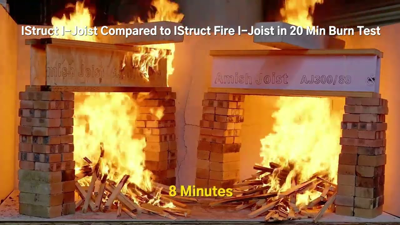 IStruct Fire I-Joist Fire Test