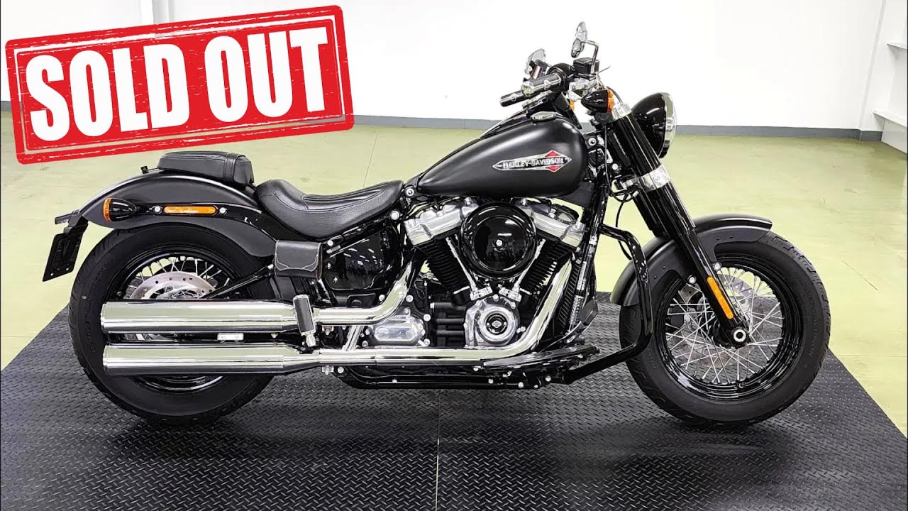 SOLD OUT!!2018年モデル FLSL ソフテイルスリム ブラックデニム 967km ワンオーナー ペアライド エンジンガード他 カスタム11点34万相当 諸費用込199.99万 ケーズバイク