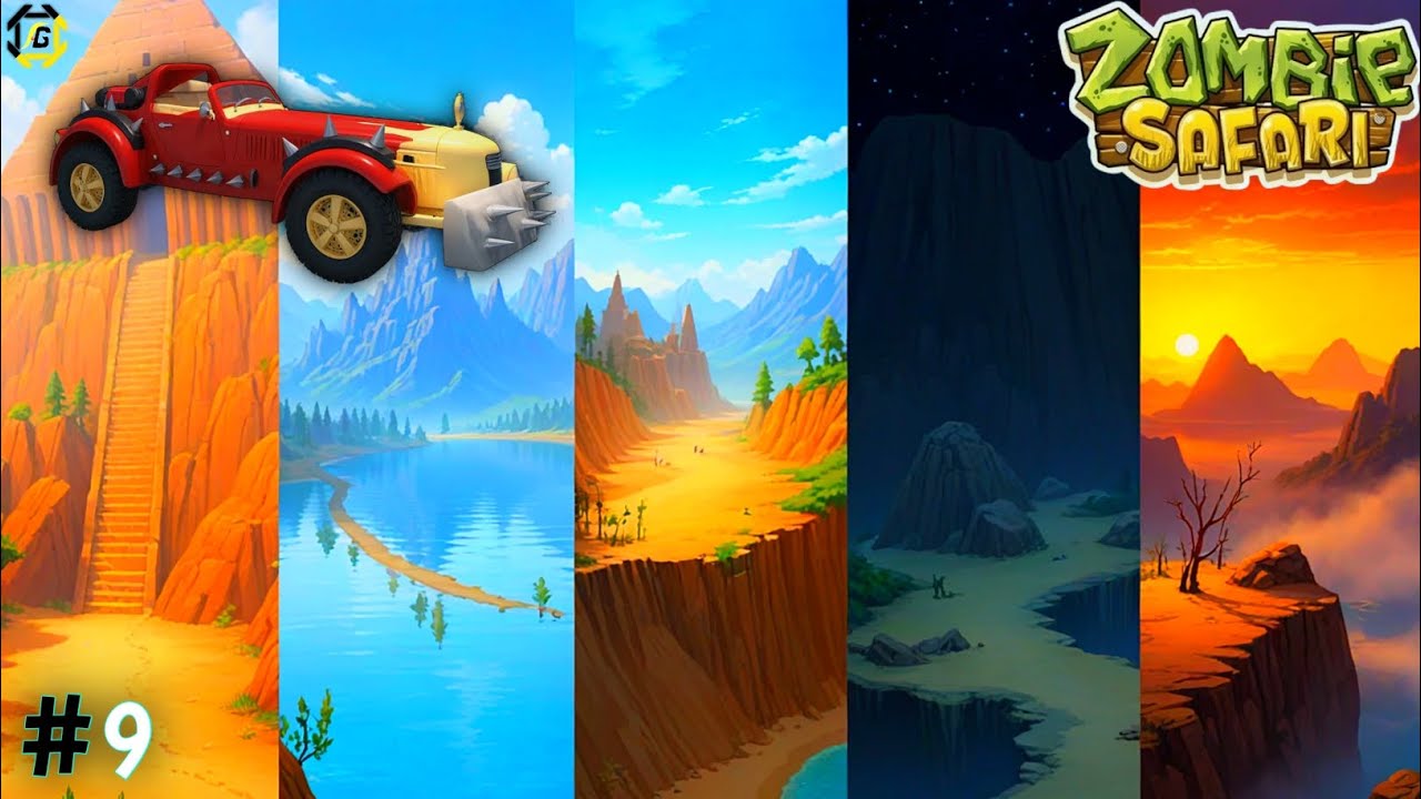 I am buy a thunder car | ride thunder car | #9 | Zombie Safari gameplay