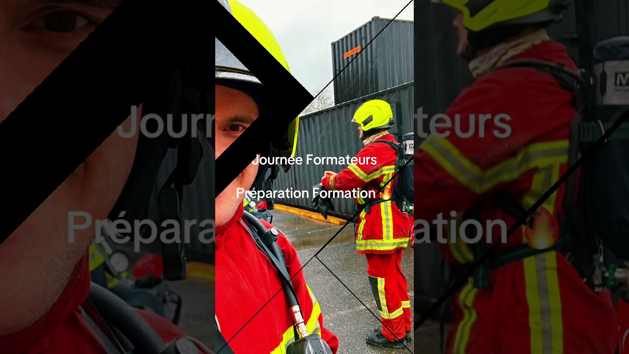 Pr&eacute;paration des formations en journ&eacute;e formateurs 🔥! #firefighter #fire #esi #formation #incendie