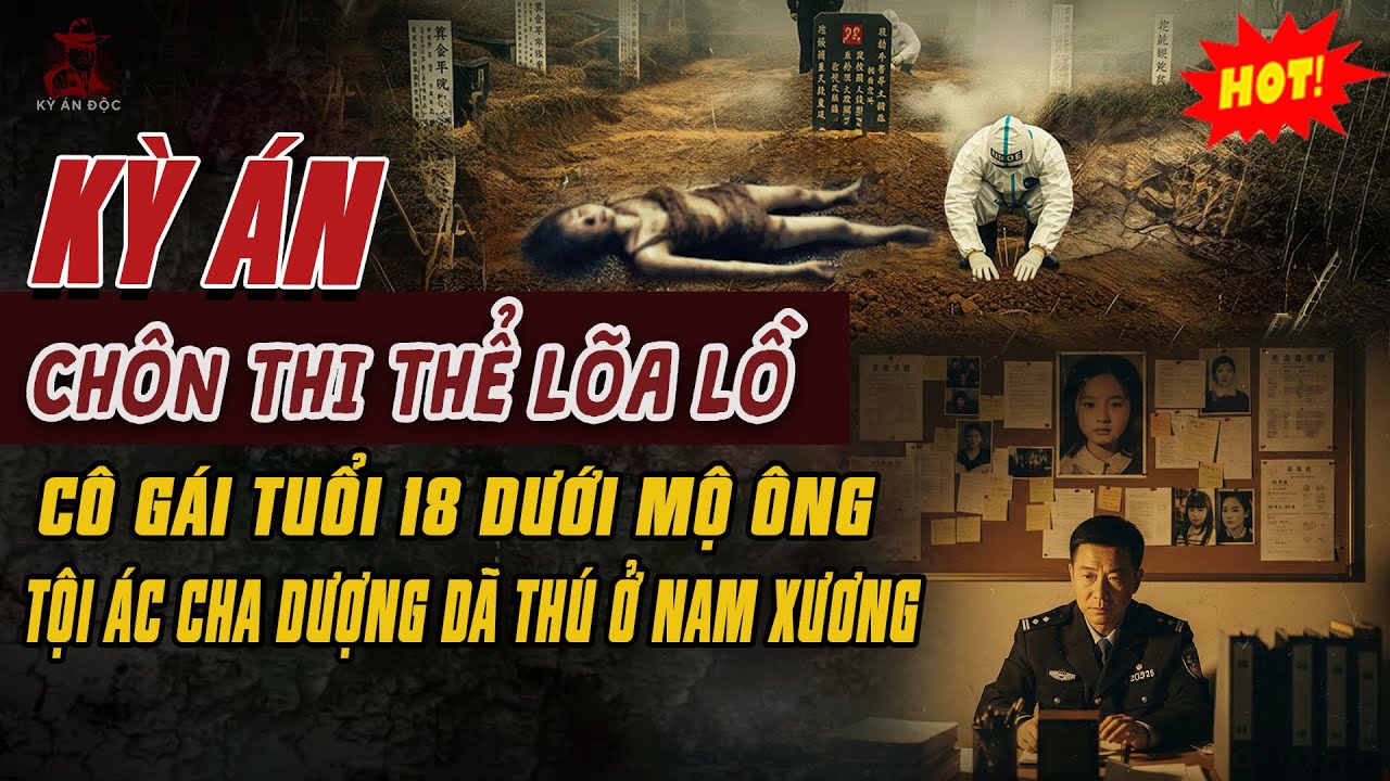 🚨Kỳ Án Trung Quốc Mới: CHÔN THI THỂ LÕA LỒ CÔ GÁI 18 DƯỚI MỘ ÔNG Tội Ác Cha Dượng Dã Thú Ở Nam Xương