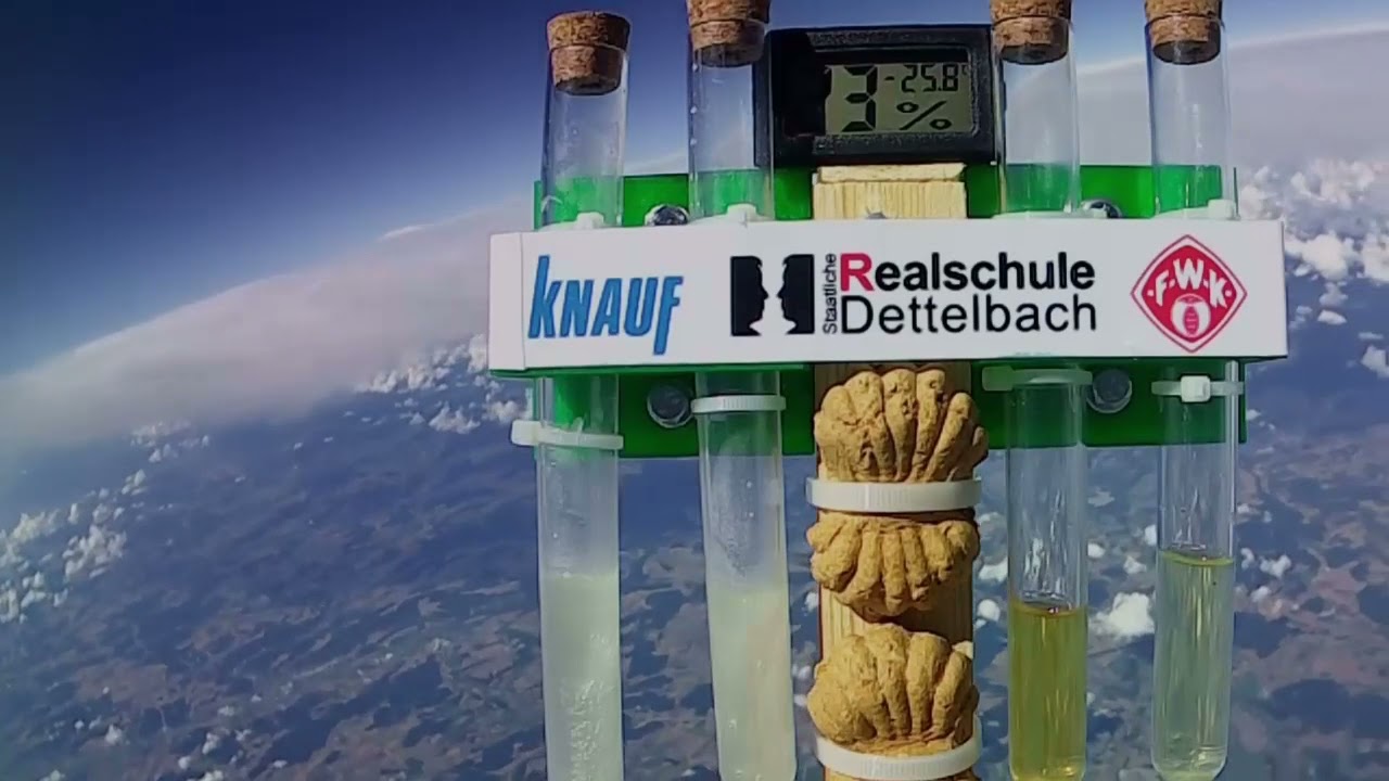 Stratosphärenflug der Staatlichen Realschule Dettelbach - Kurzversion