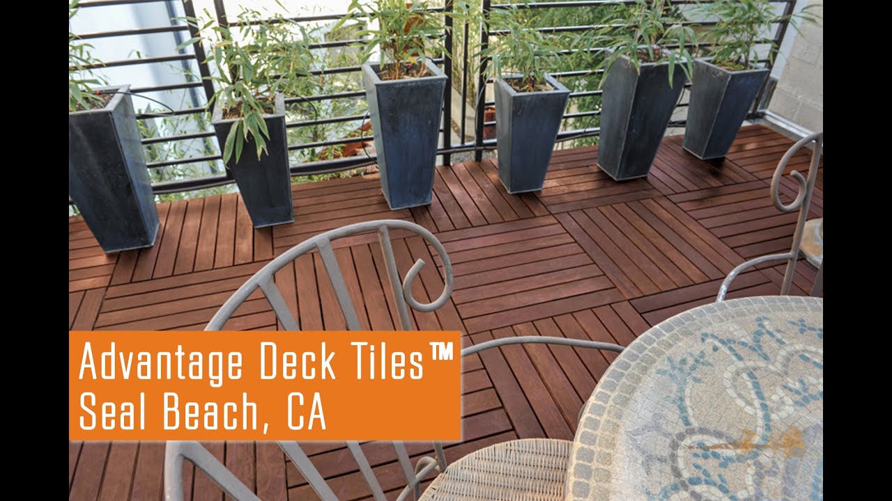 Homeowner Discusses Advantage Ipe Deck Tiles™ in Seal Beach, California
