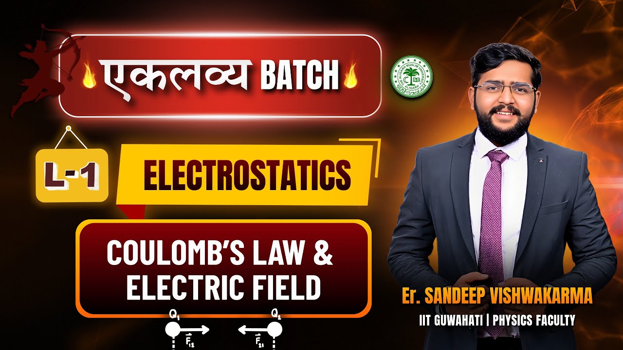 Electrostatics LIVE Class | Lecture 1 &ndash; Coulomb&rsquo;s Law & Electric Charge | AMUEEE 2026 Eklavya Batch