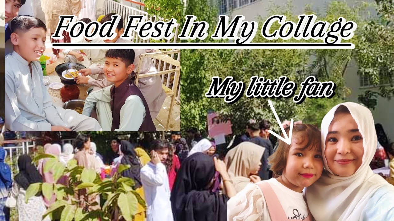 First Food Festival In My College|  طرزتهیه اشک مزاری