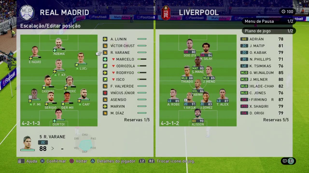 CHAMPIONS CUP - RODADA DECISIVA