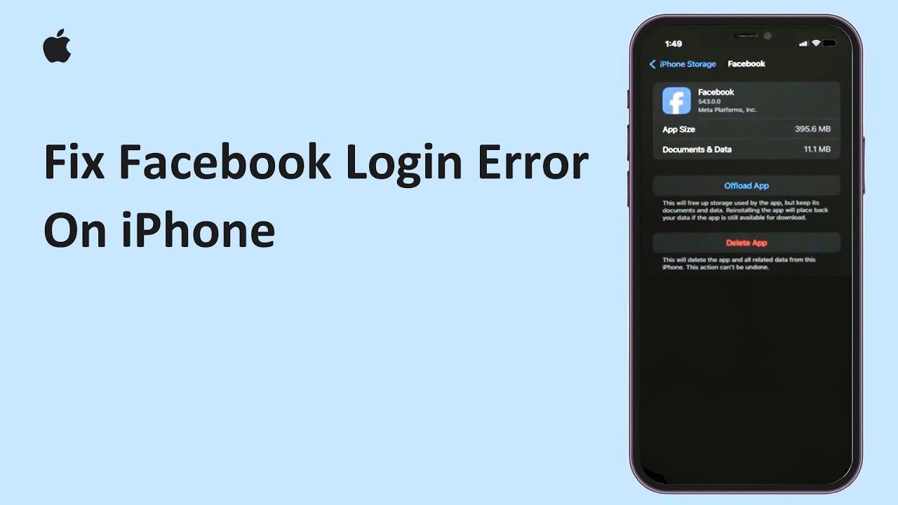How To Fix Facebook Login Error On iPhone 2026 | Resolve Facebook Sign‑In Problems