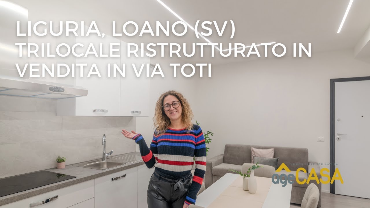 Loano, Liguria (SV) Trilocale Ristrutturato in vendita in via E. Toti #casainvendita #home #loano