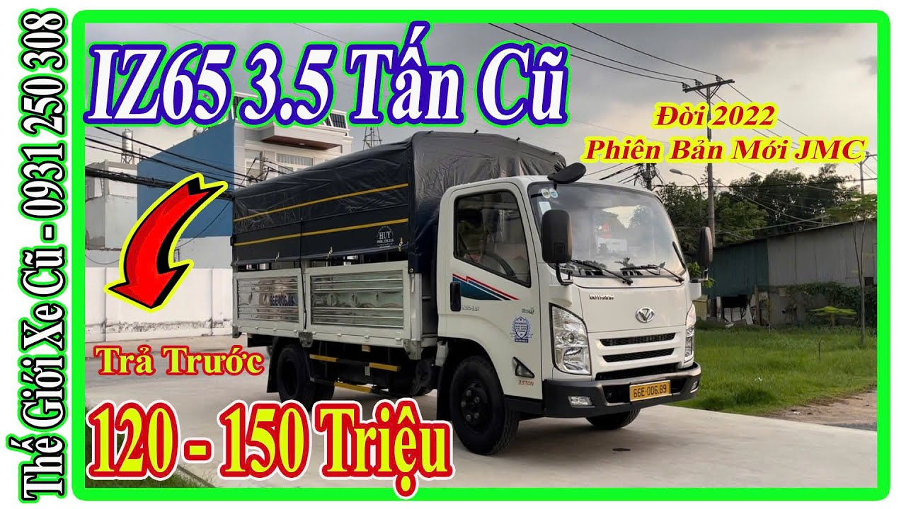 Xe Tải Cũ 3.5 Tấn IZ65 Đô Thành Thùng Dài 4.3 Mét Đời 2022 Giá Rẻ 120 Triệu | Thế Giới Xe Cũ.
