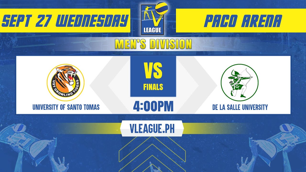 UST vs. DLSU | Game 1 | Finals | Men's Division | 2023 V-League Collegiate Challenge