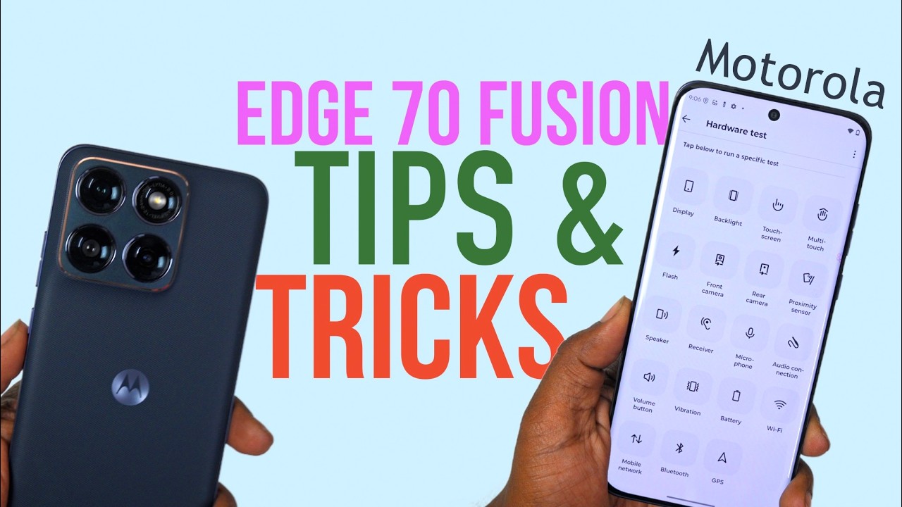Moto Edge 70 fusion Tips and tricks | Best useful and AI features of Moto edge 70 fusion.